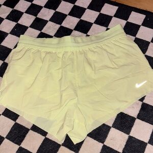 Nike swift dri fit Women's Pastel Green Athletic Shorts